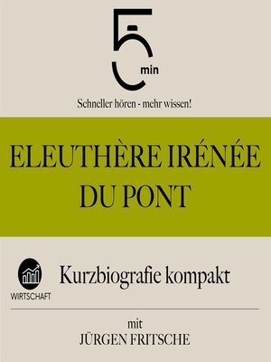 cover image of Eleuthère Irénée du Pont